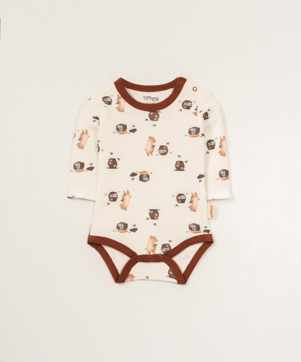 Honey Bear Tema Uzun Kol Badi