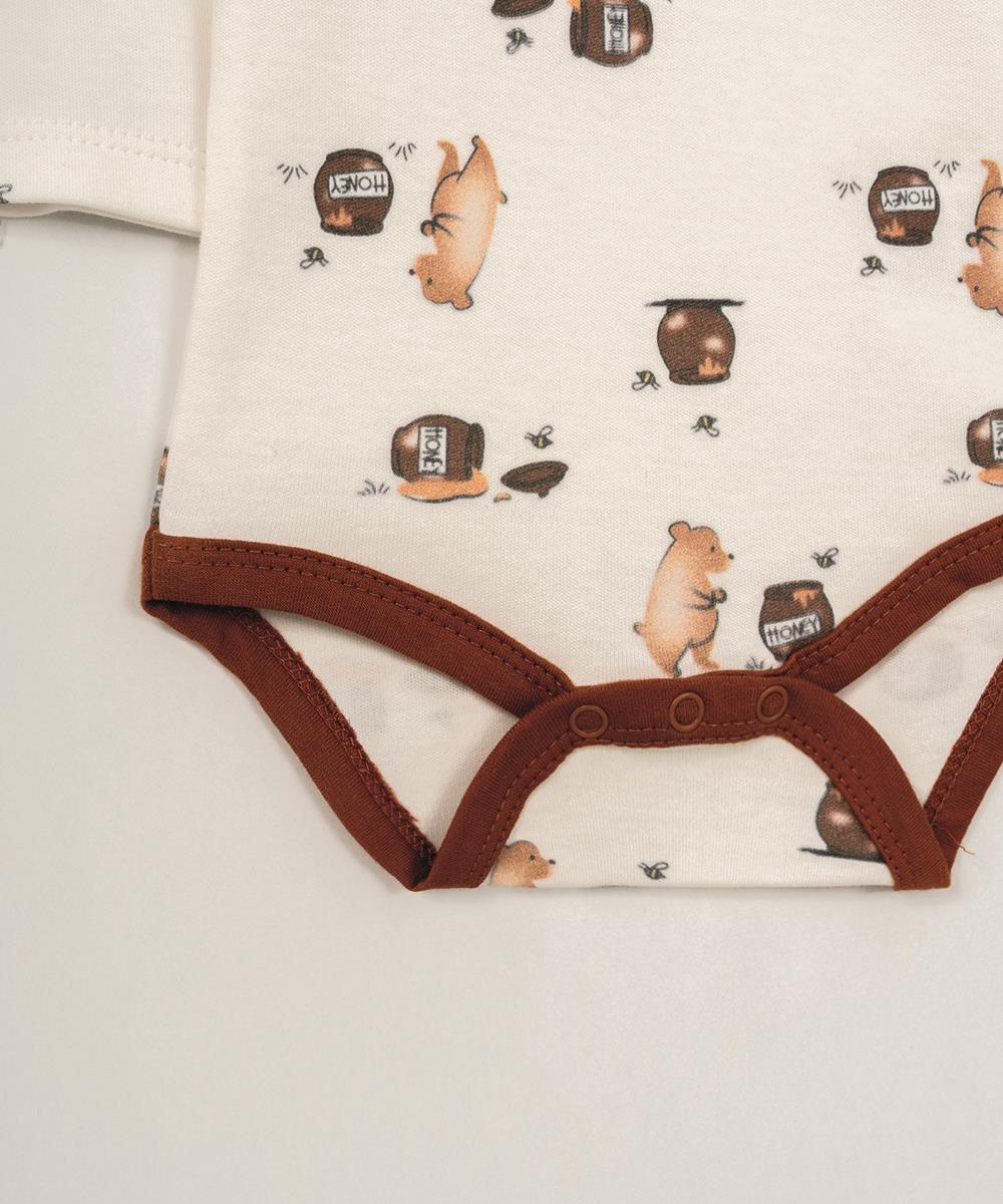 Honey Bear Tema Uzun Kol Badi