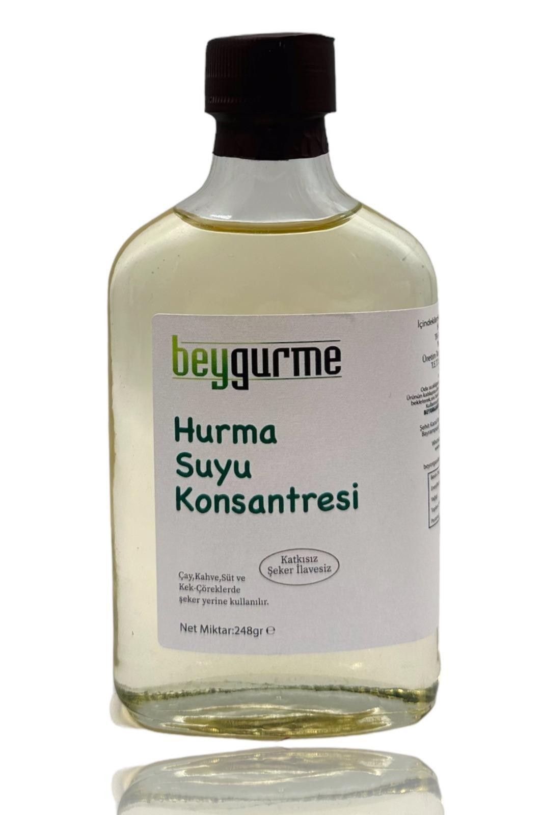 Hurma Suyu Konsantresi tatlandırıcı hurma Suyu 245gr (Pestisit ve Ağır Metal Analizli)