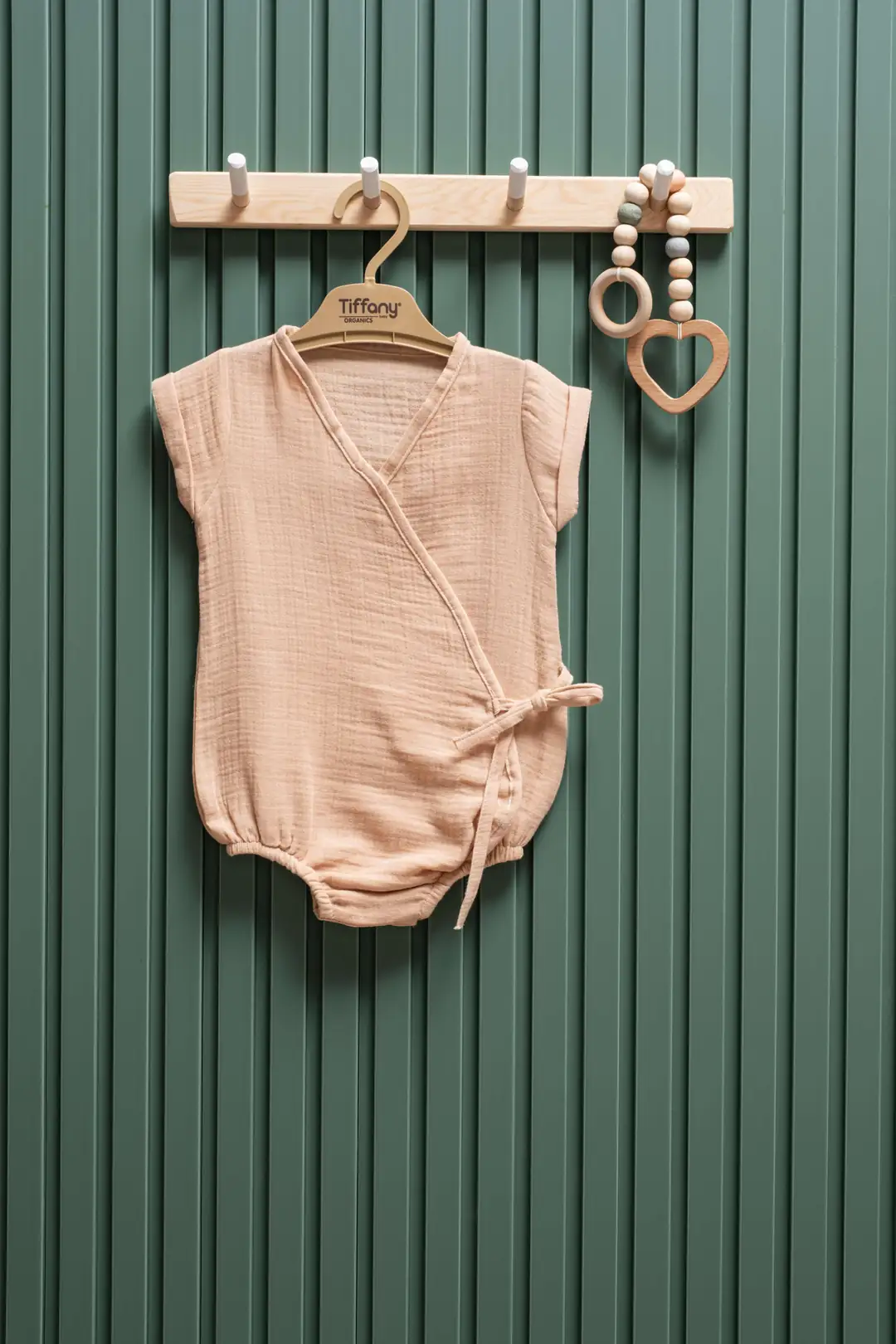 Unisex Müslin Kruvaze Badi 0-12 Ay