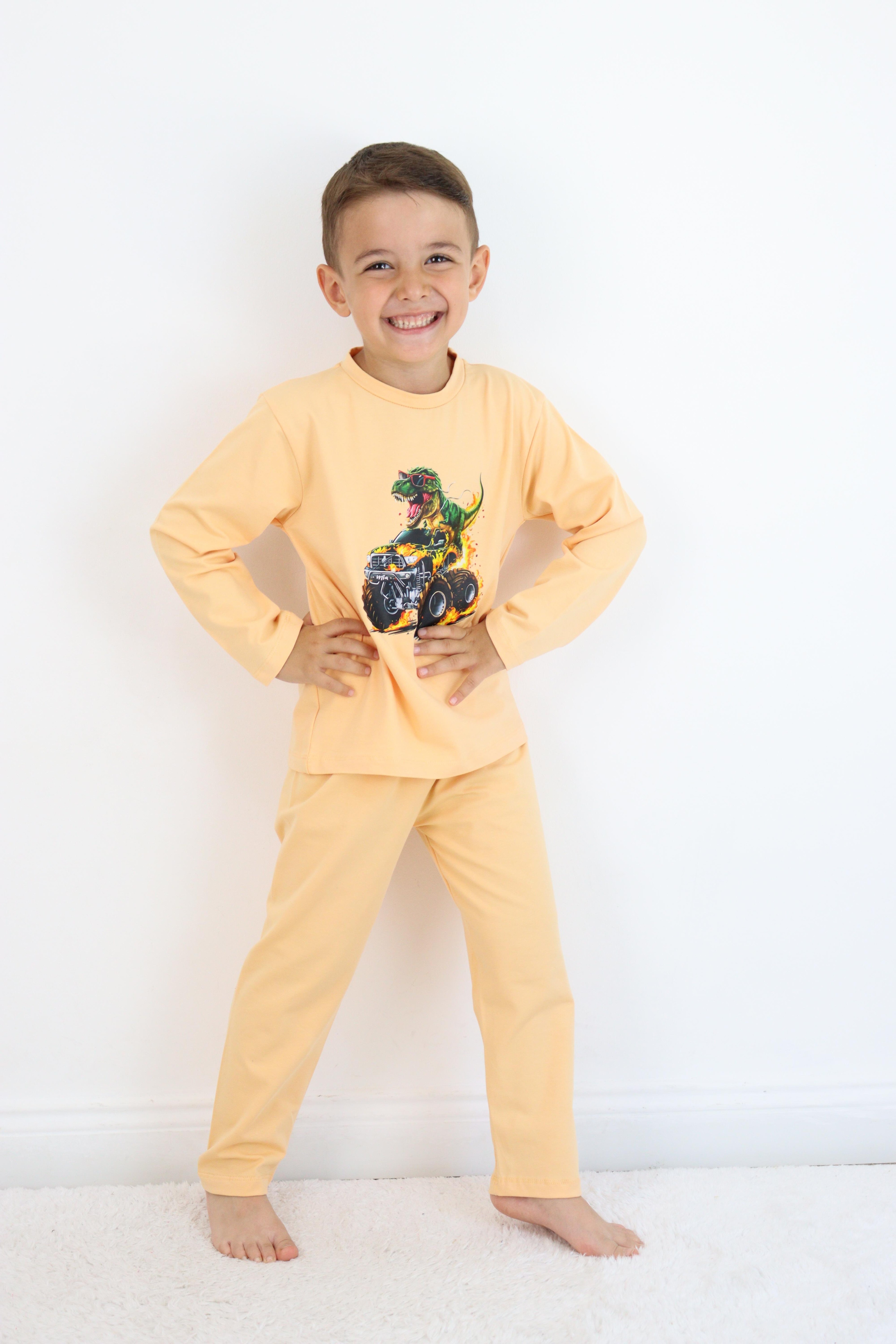%100 Pamuk Erkek Pijama Takımı - SOMON
