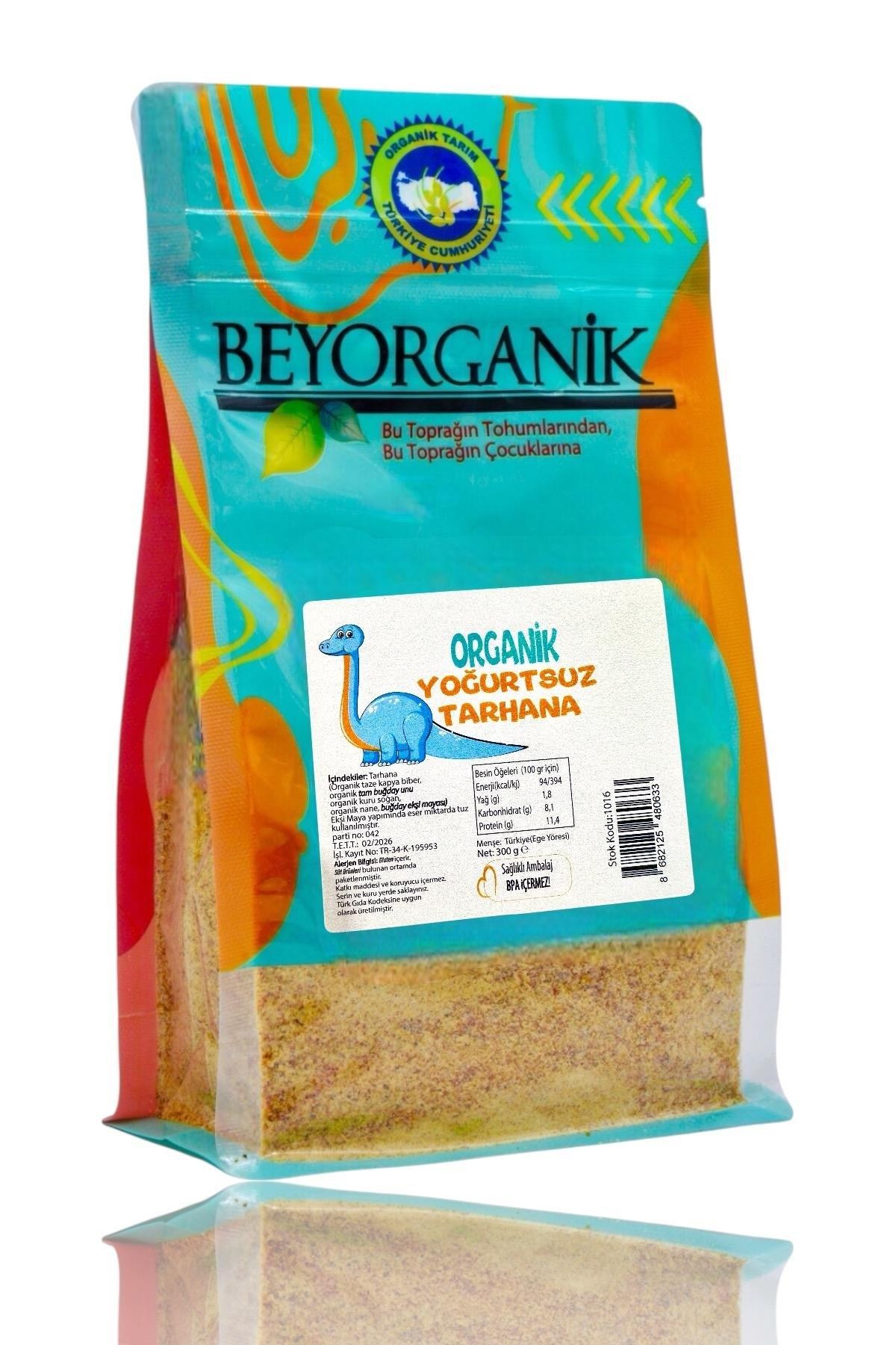 Organik Yoğurtsuz Bebek Tarhanası Vegan 300gr +6ay (Pestisit ve Aflatoksin Analizli)
