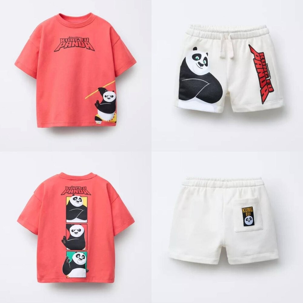 Kungfu Panda Şortlu Takım