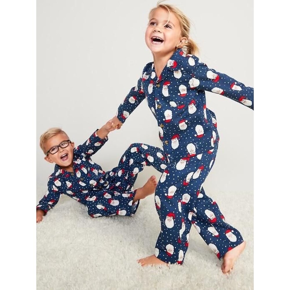 Mavi Yılbaşı Pijama Takımı