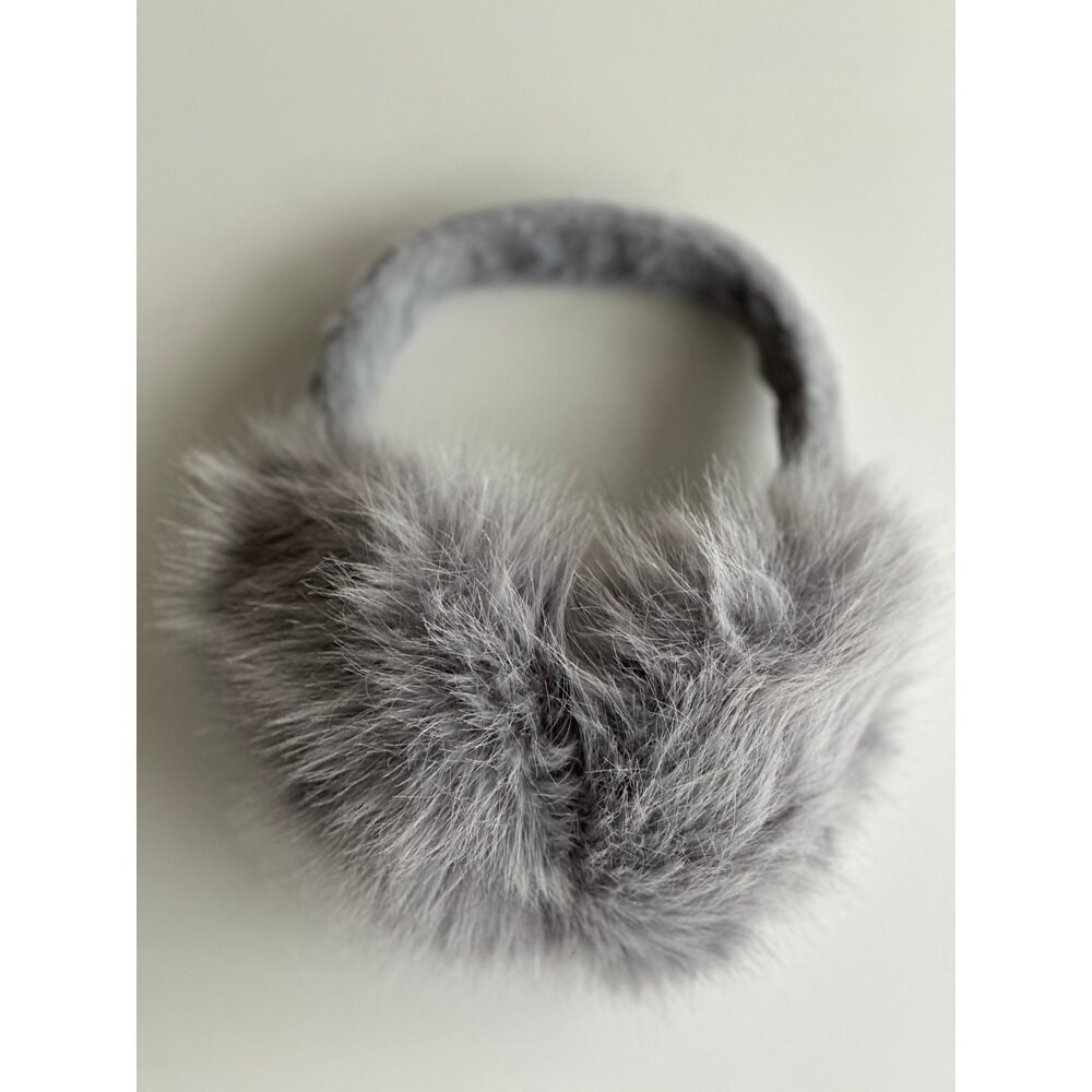 peluş kulaklık (gri)
