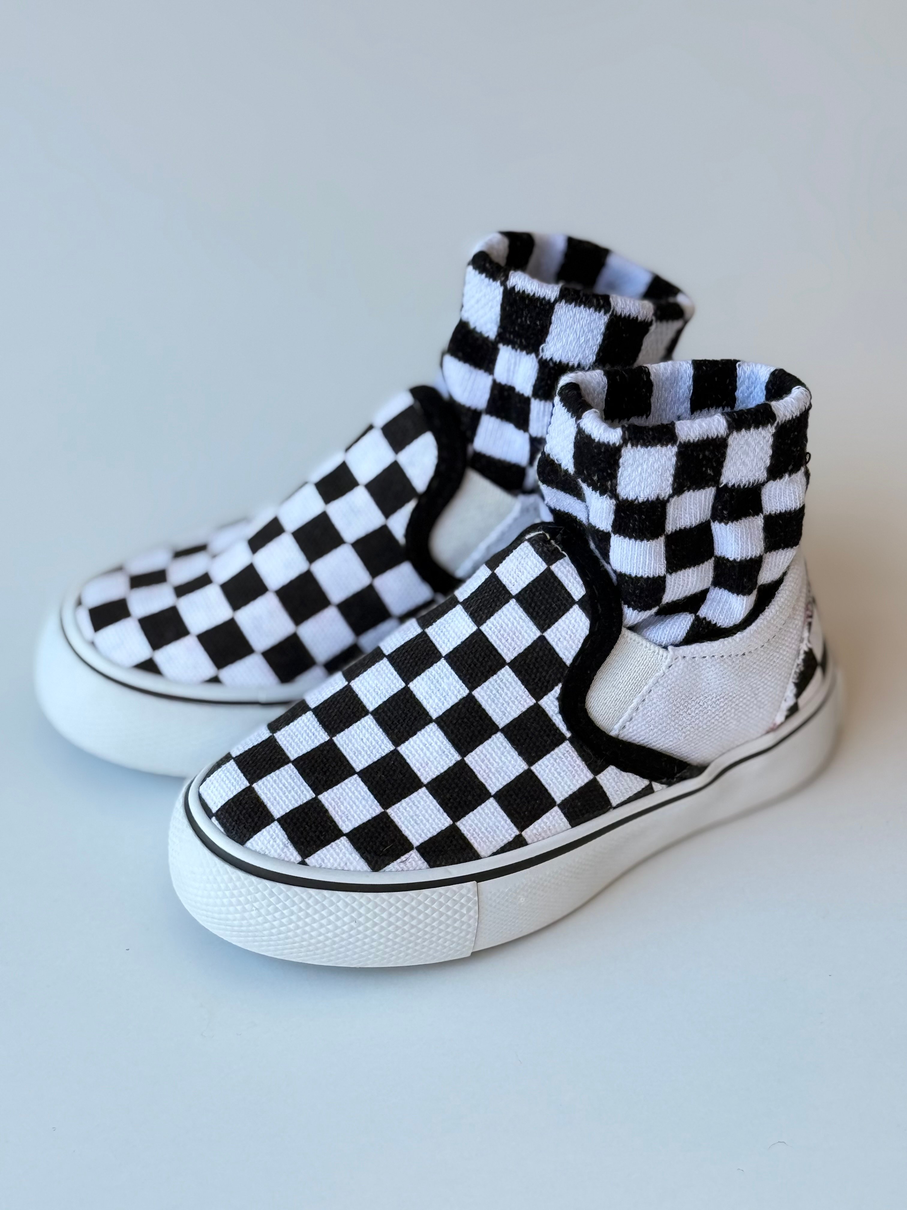 Damalı Çocuk Sneaker Ayakkabı
