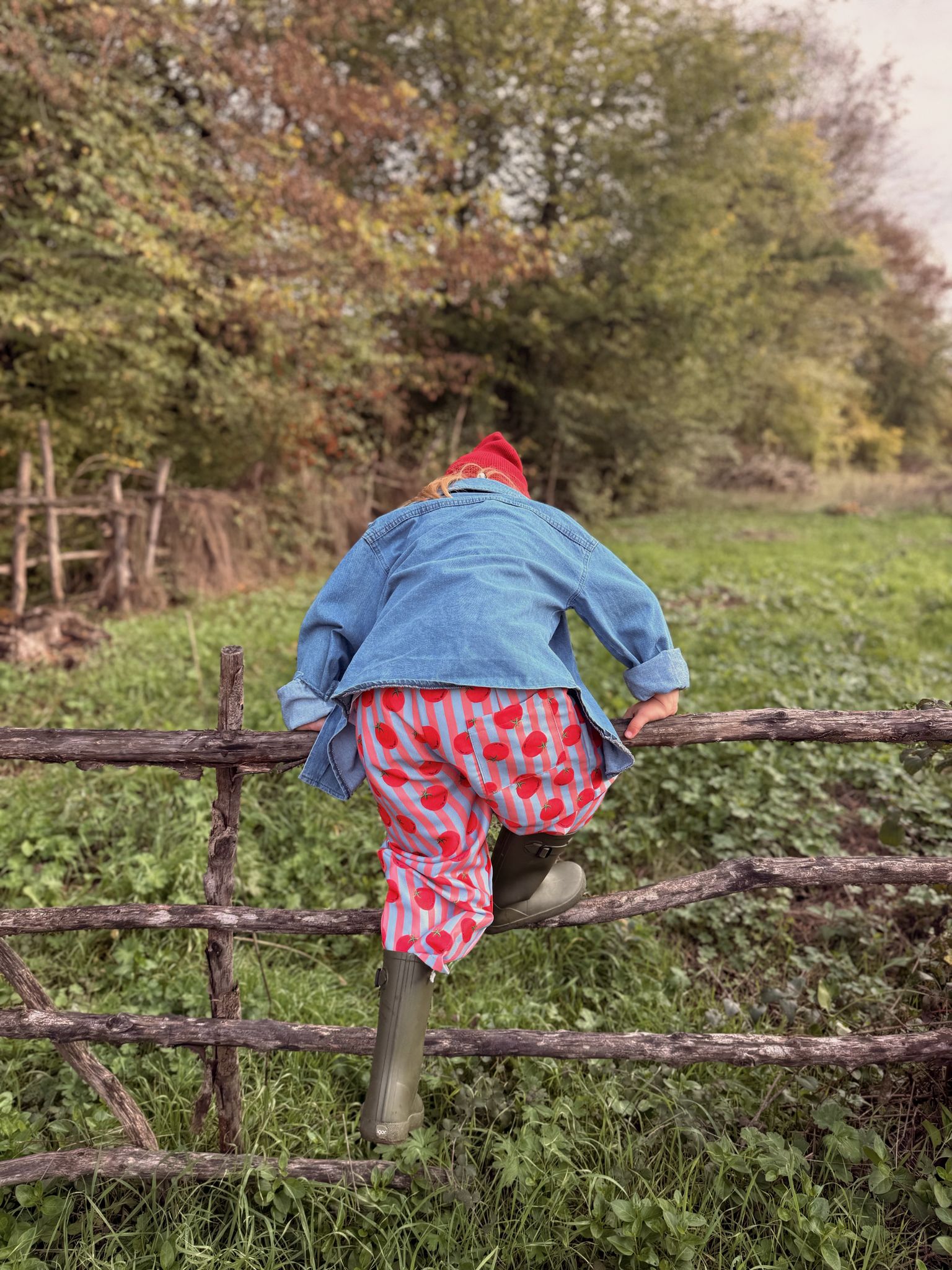 Domates Relaxed Pantolon