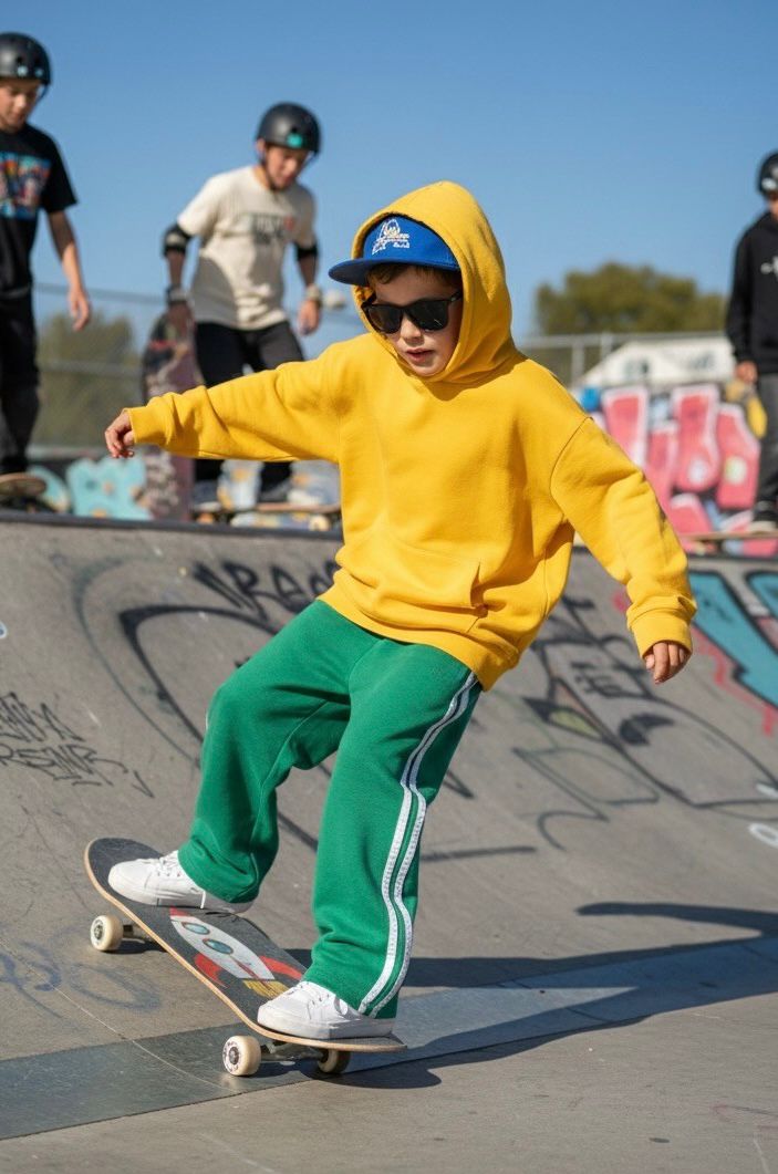 Retro Stripe Alt Eşofmanlar