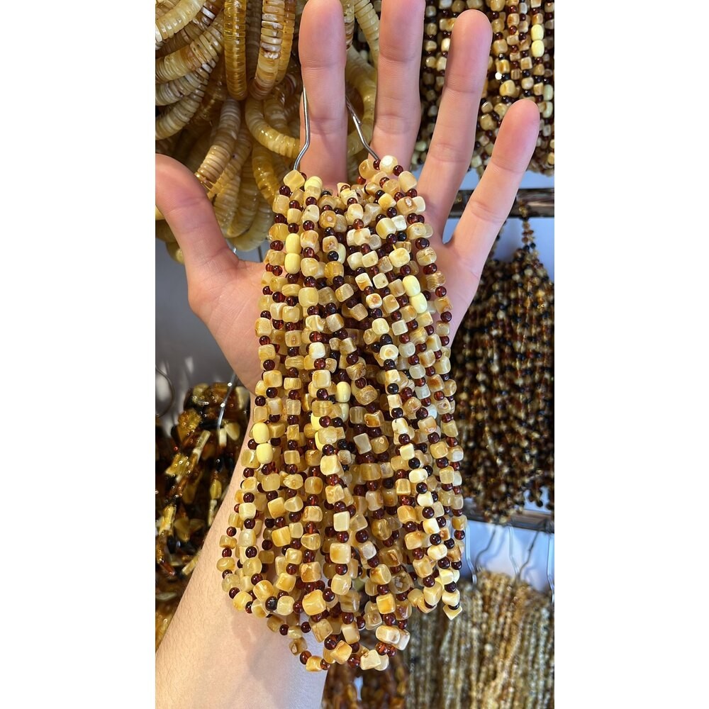 Küp Kehribar kolye (37 cm)