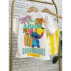 Stich Hawaii Şortlu Takım
