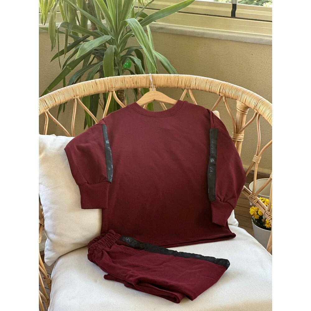 Bordo Eşofman Takımı