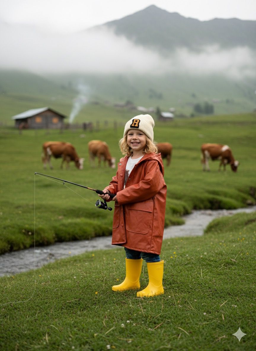 Kiremit Çocuk Yağmurluk
