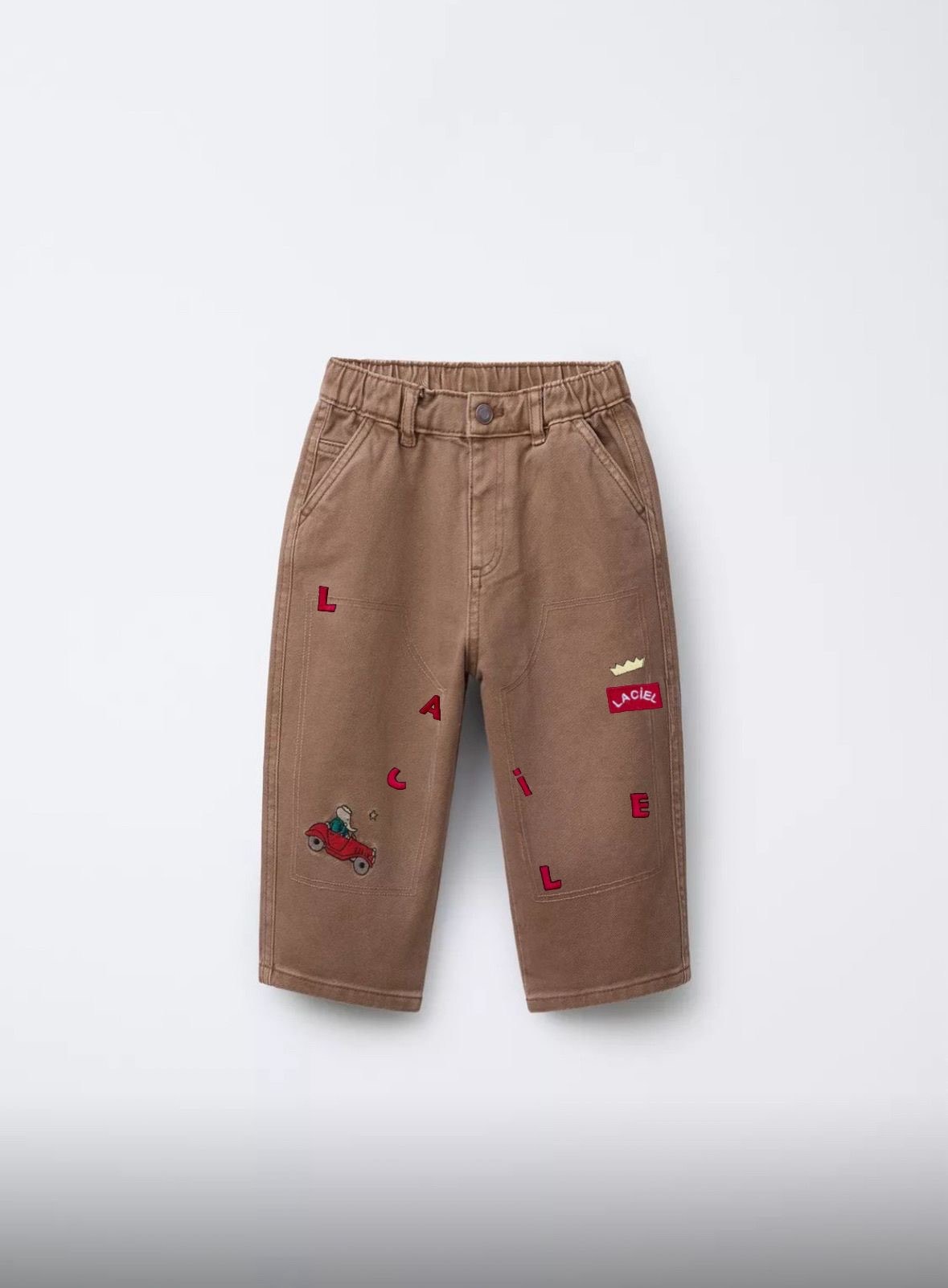 Nakış işlemeli sweatshirt pantolon takım