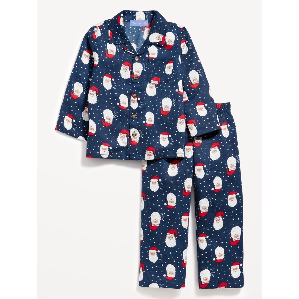 Mavi Yılbaşı Pijama Takımı