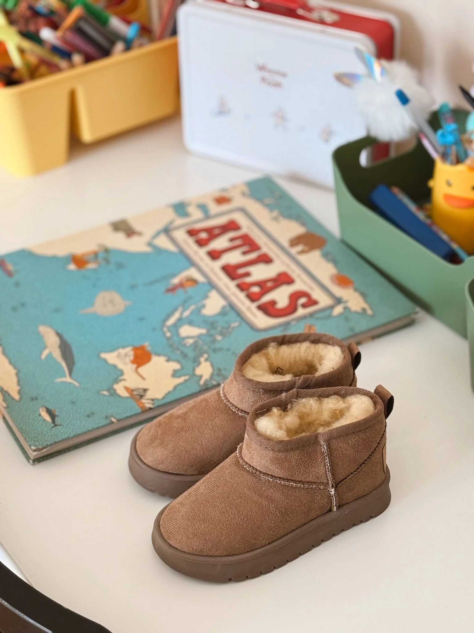 Vizon Kauçuk Taban Peluş Bot