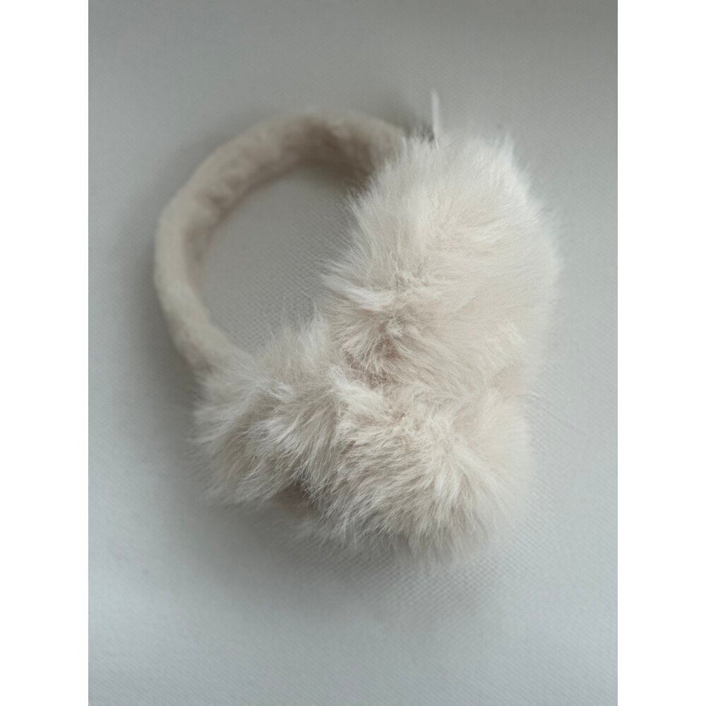 peluş kulaklık (bej)