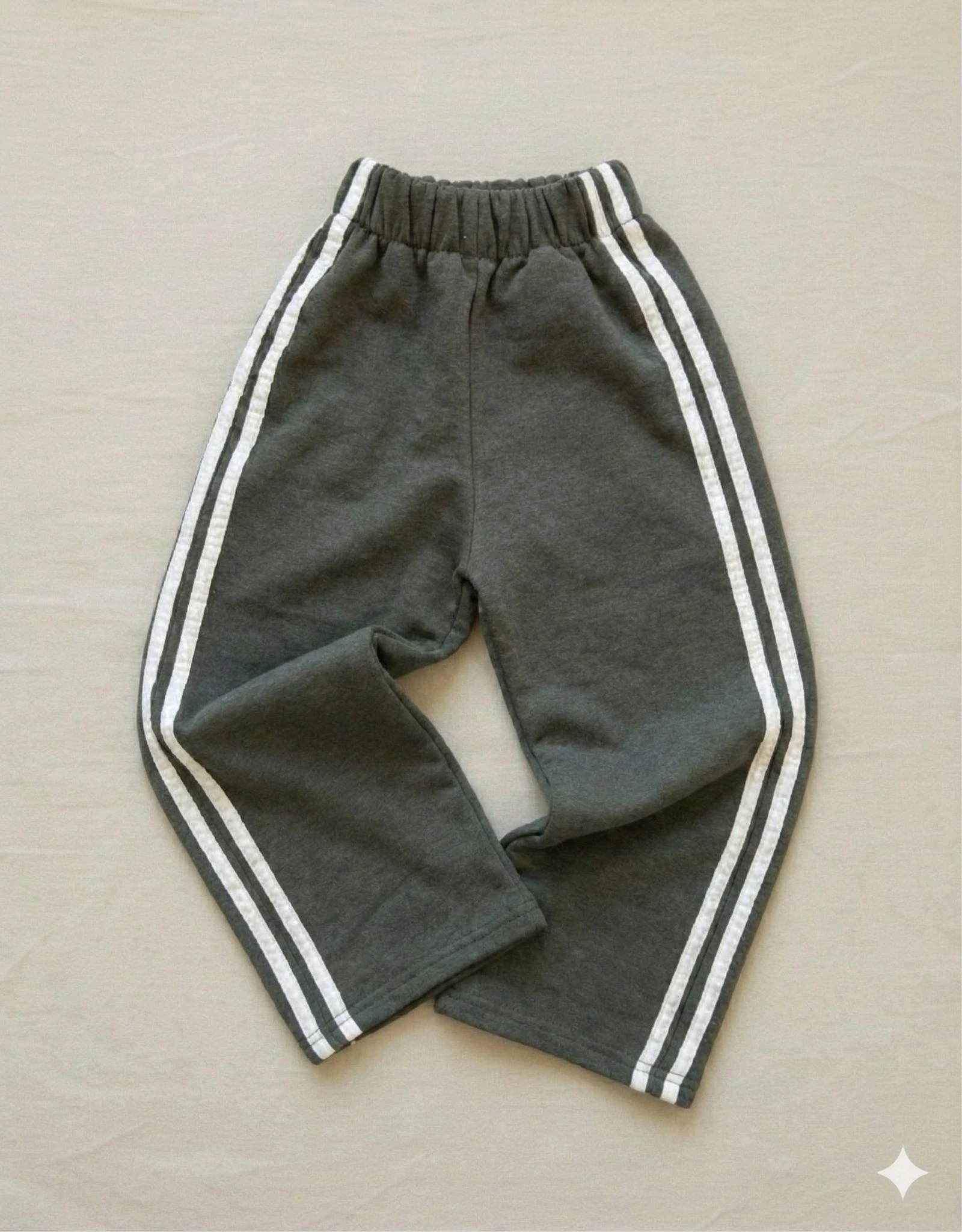 Haki Retro Stripe Alt Eşofman