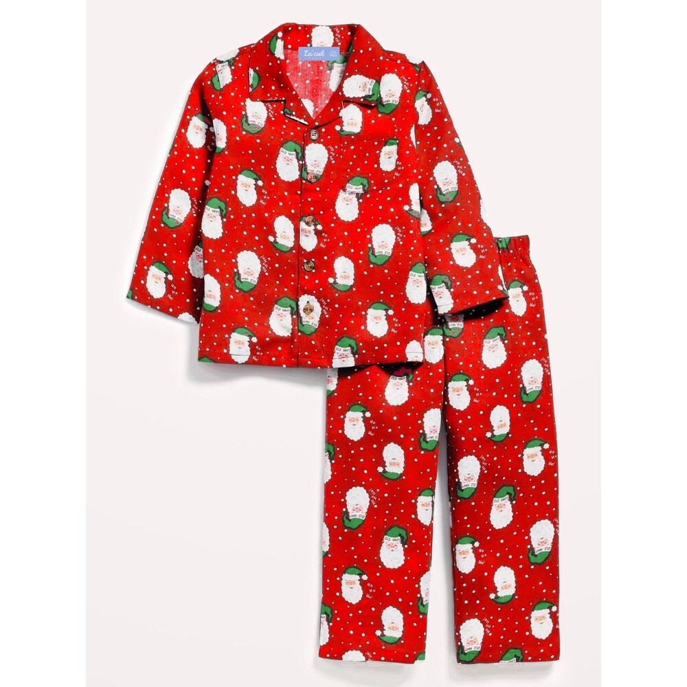 Kırmızı Yılbaşı Pijama Takımı