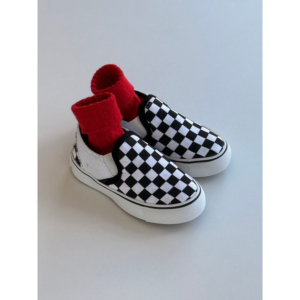 Damalı Çocuk Sneaker Ayakkabı