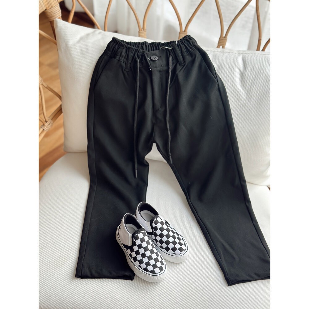 Keten Jogger Pantolon (Siyah)