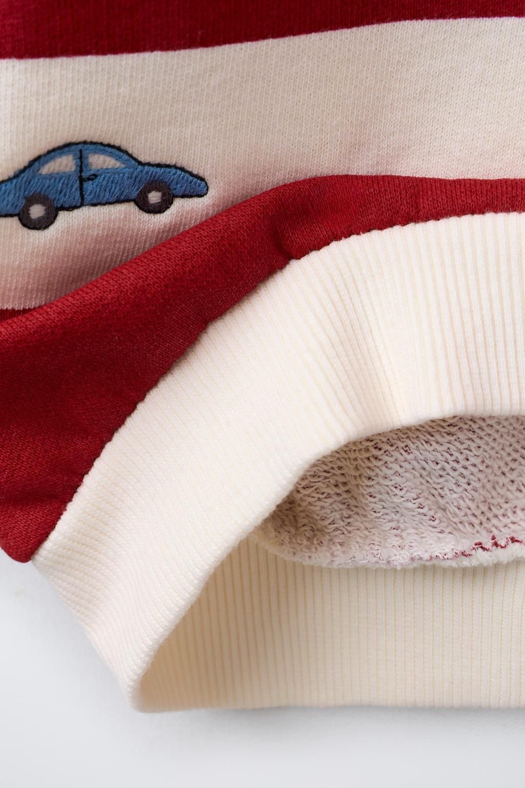 Nakış işlemeli sweatshirt pantolon takım