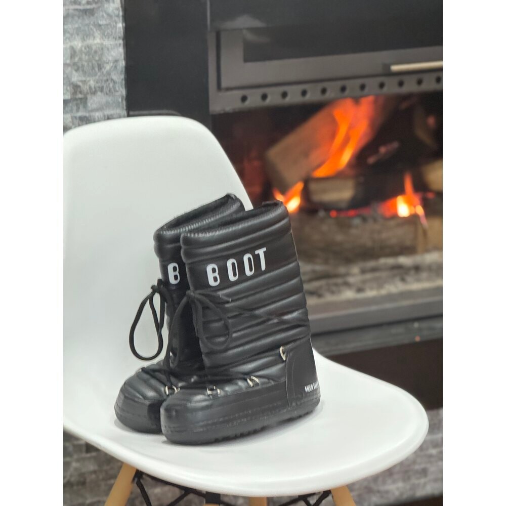 Yetişkin Siyah Uzun Moon Boot