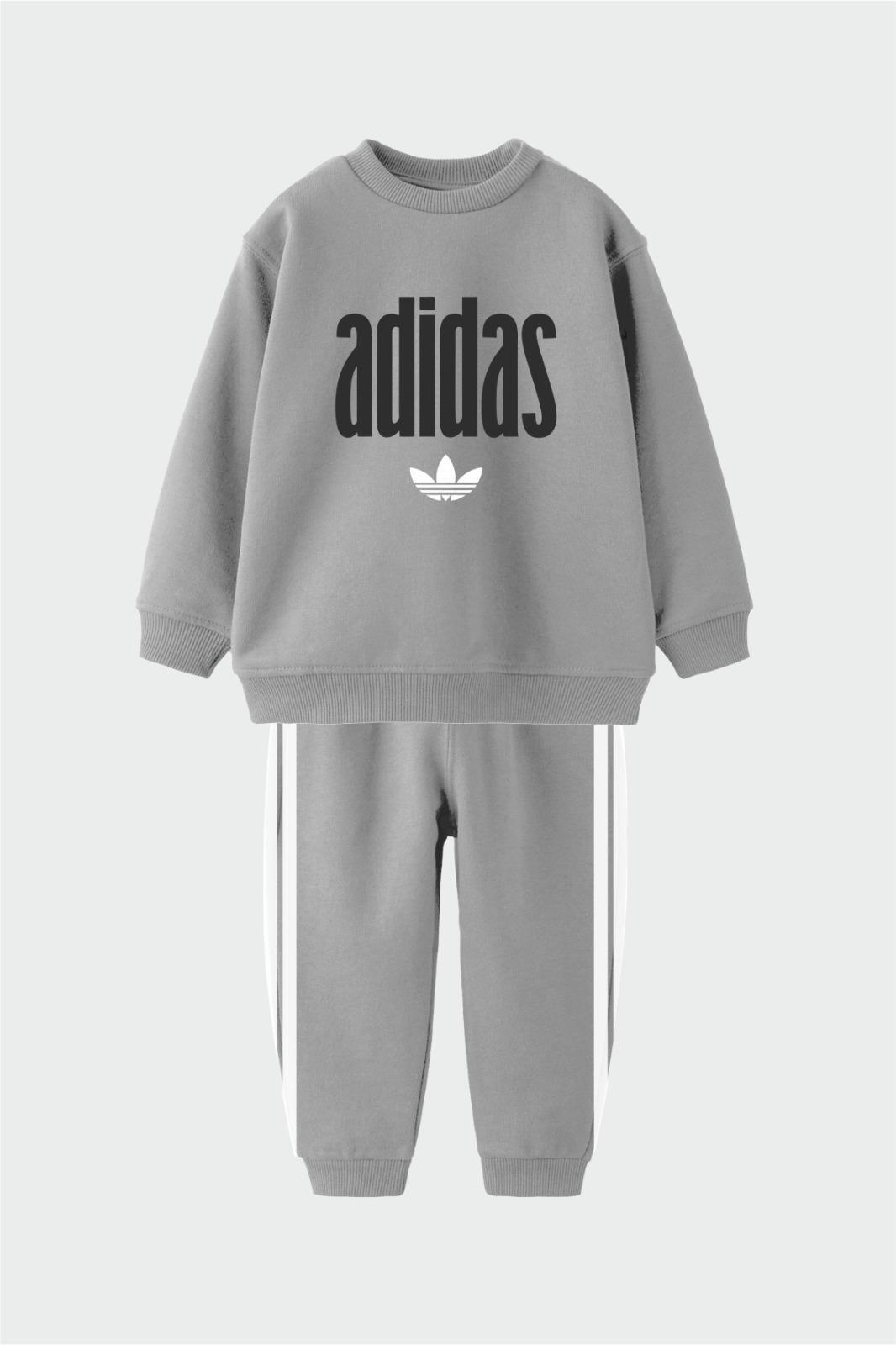 Gri Şeritli Eşofman Takımı