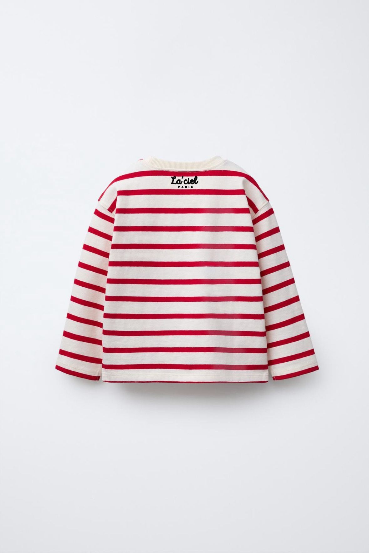 La’ciel Paris Çizgili Uzun Kol Sweatshirt 