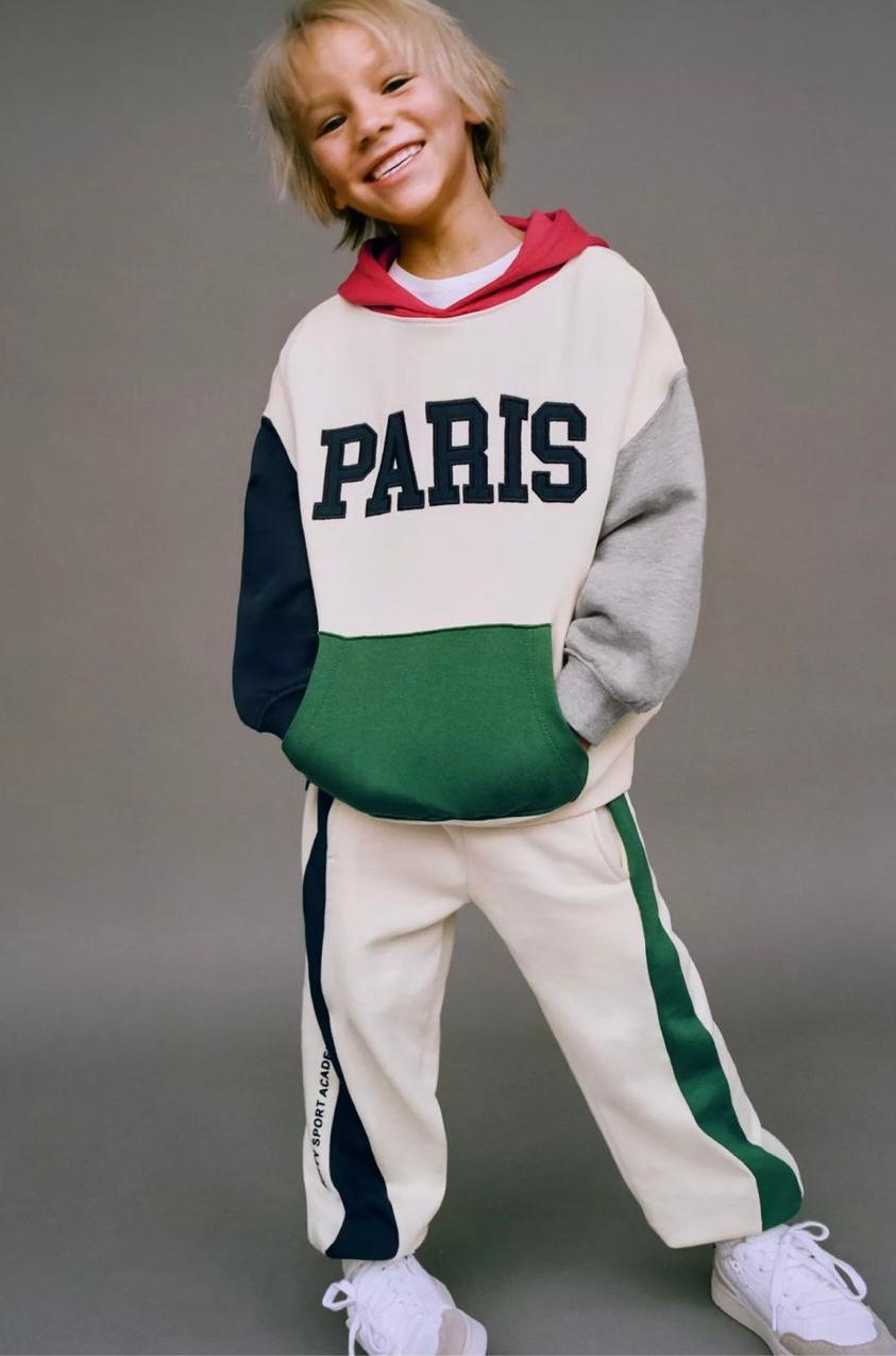 Parçalı Paris Eşofman Takımı