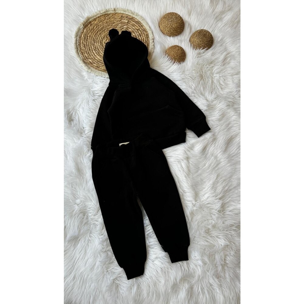 Kapşonlu Eşofman Takım (Şardonlu)
