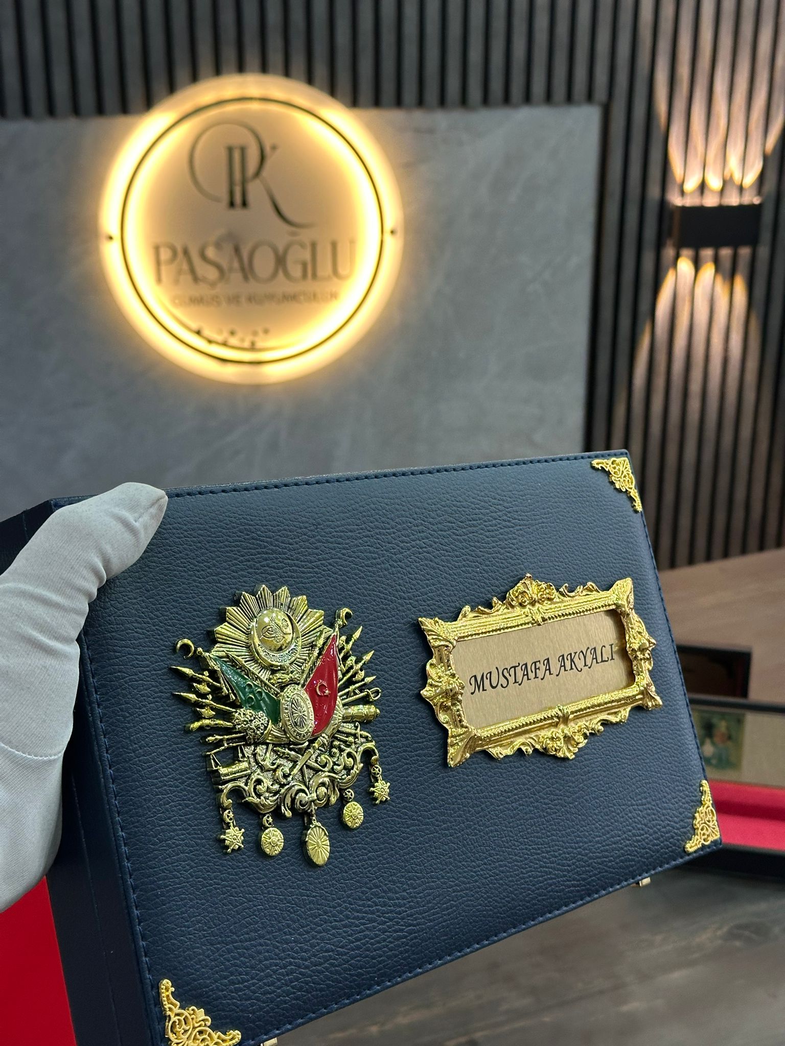 Kişiye Özel Mdf Kaplama Deri Kutu