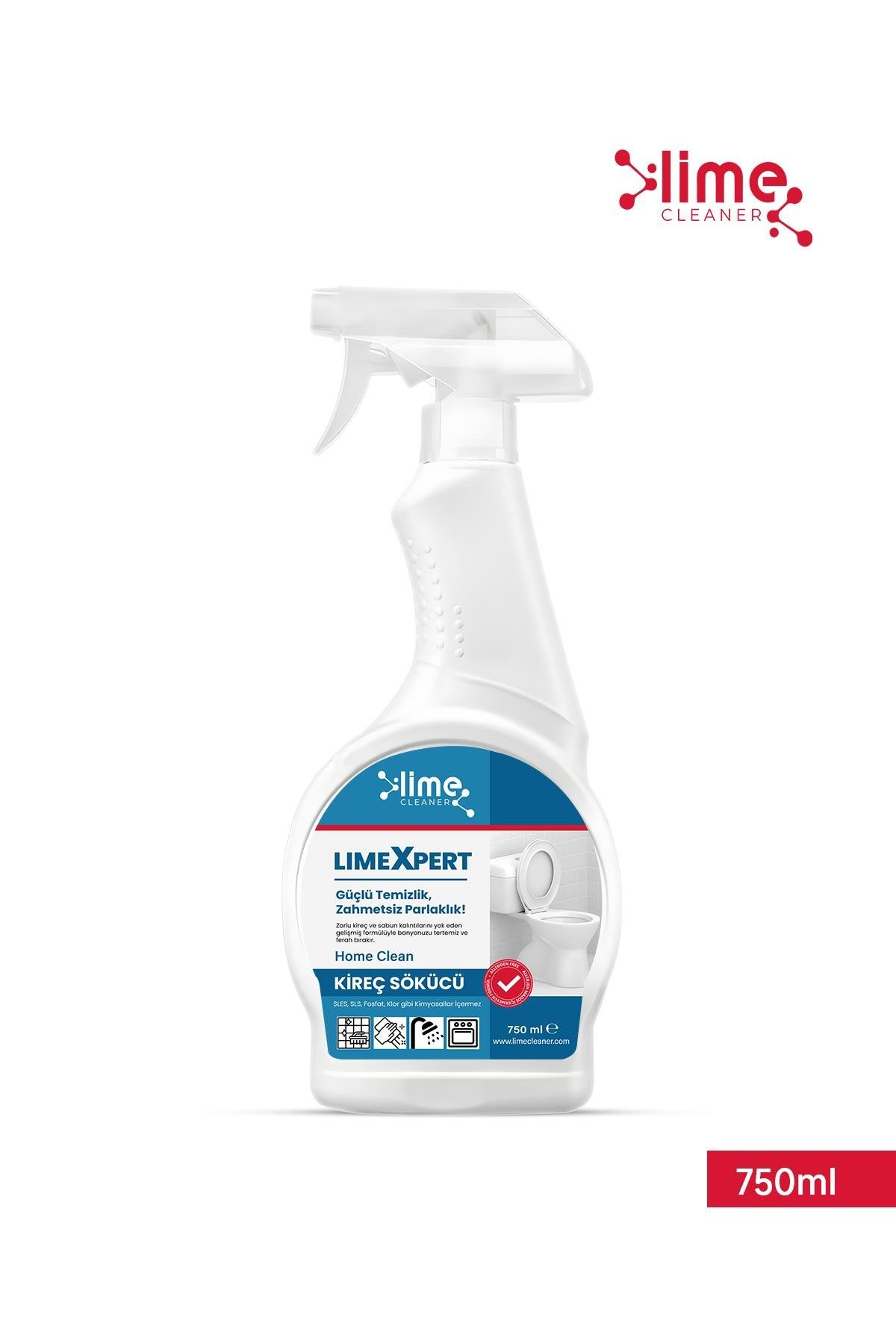 LimeExpert Tuvalet Kireç Sökücü ve Leke Düşmanı -  Limon Asidi ile Etkili Temizlik 750 ml