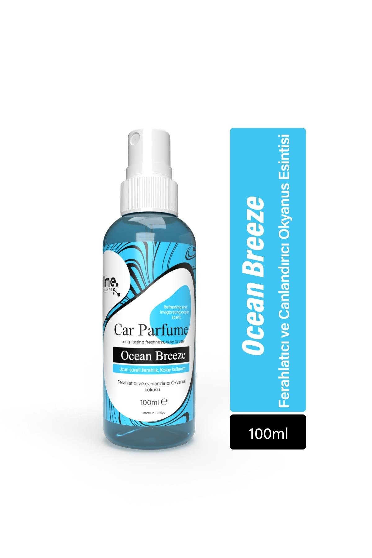 Lime Cleaner Araç-Araba Ortam Kokusu (Okyanus Ferahlığı) 100 ml – Kötü Koku Giderici ve Ferahlatıcı Sprey