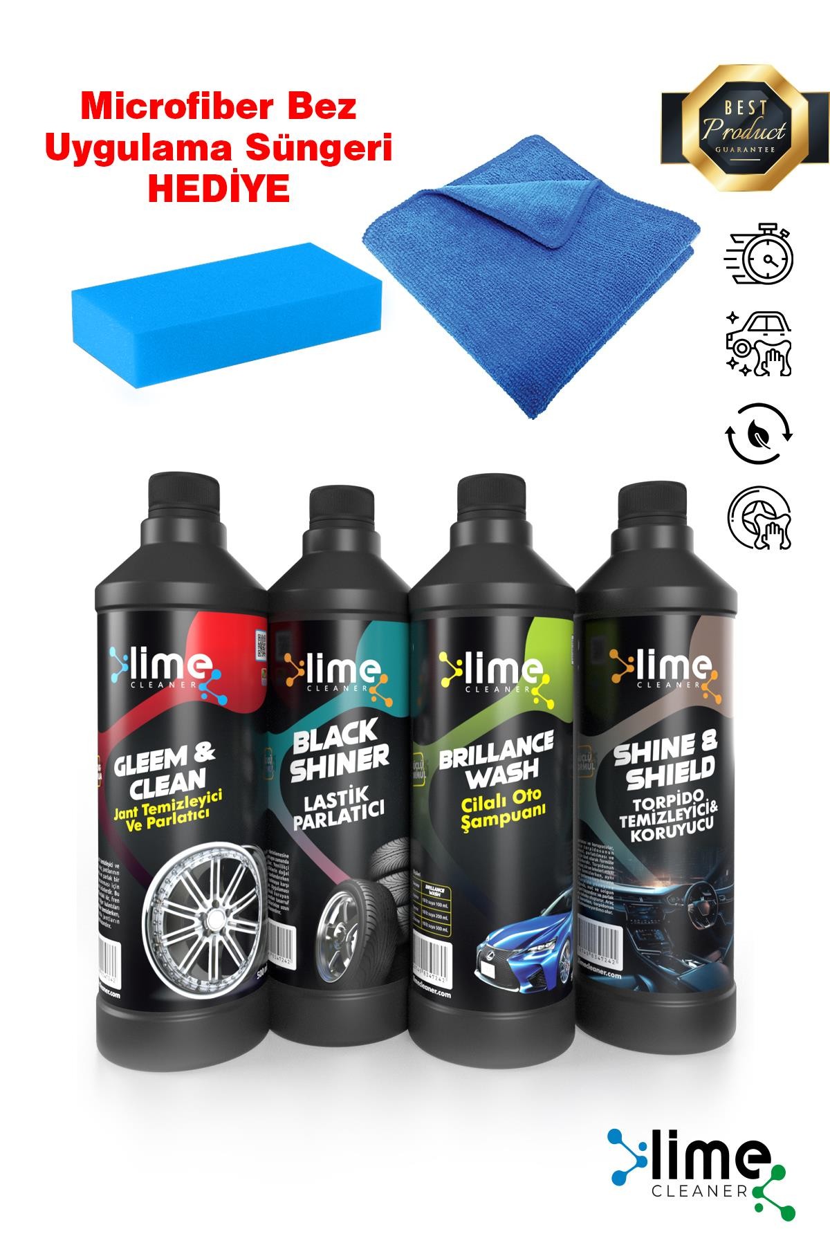 Lime Cleaner Fırsat Oto Bakım Seti