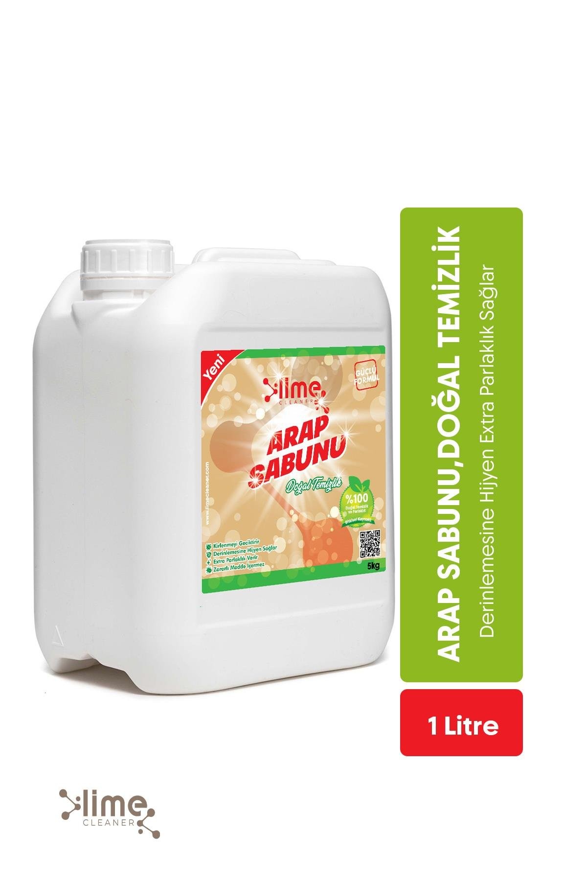 Lime Cleaner Arap Sabunu Derinlemesine Doğal Temizlik 5 Litre