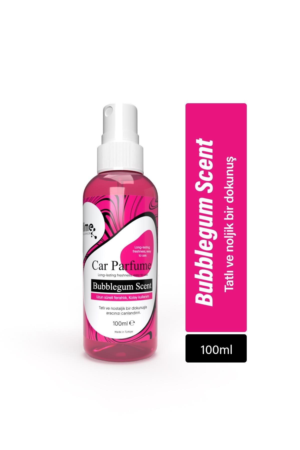 Lime Cleaner Araç-Araba Ortam Kokusu (Sakız Aroması) 100 ml – Kötü Koku Giderici ve Ferahlatıcı Sprey