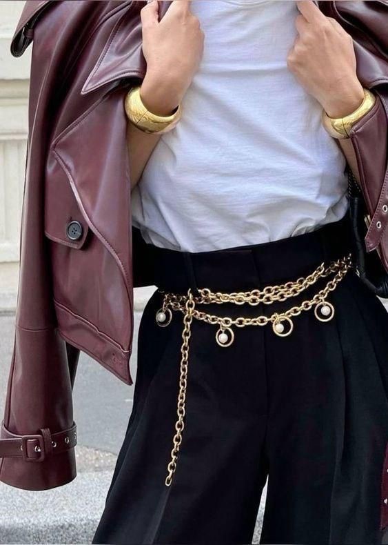 Pinterest İncili Bel Zinciri 