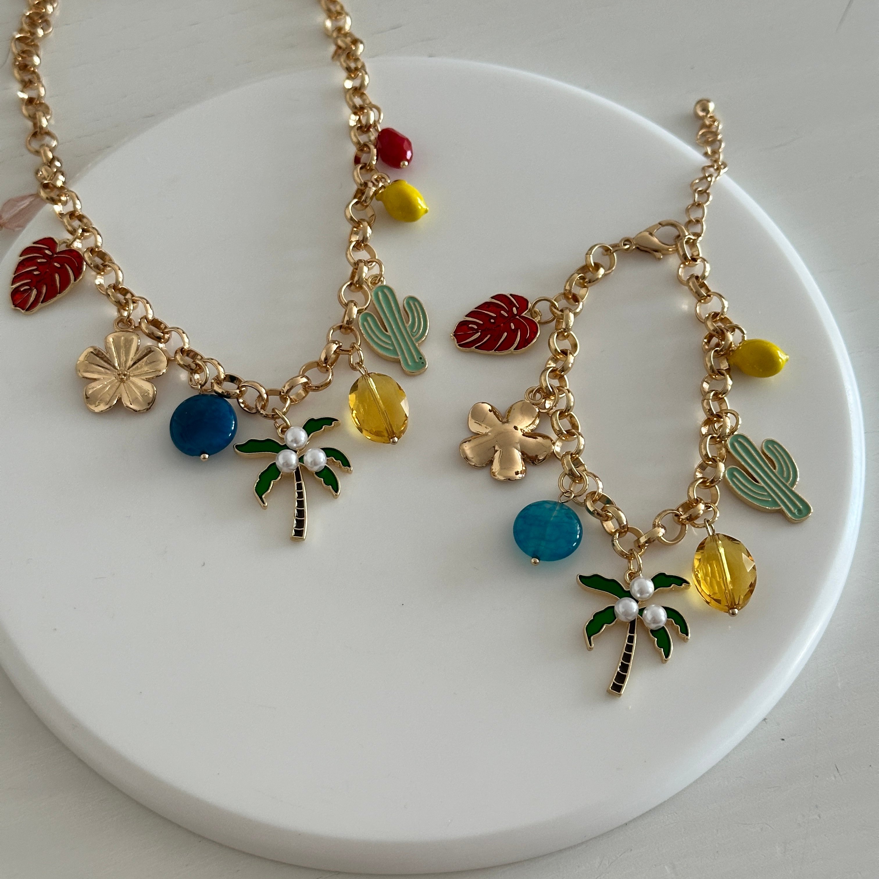 Palmiye Charm Set