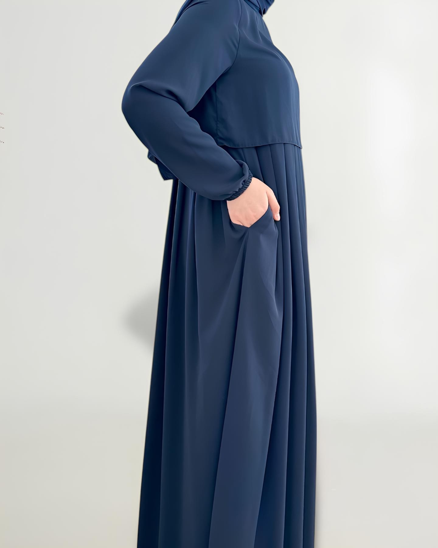 Farah Elbise Ferace - LACİVERT