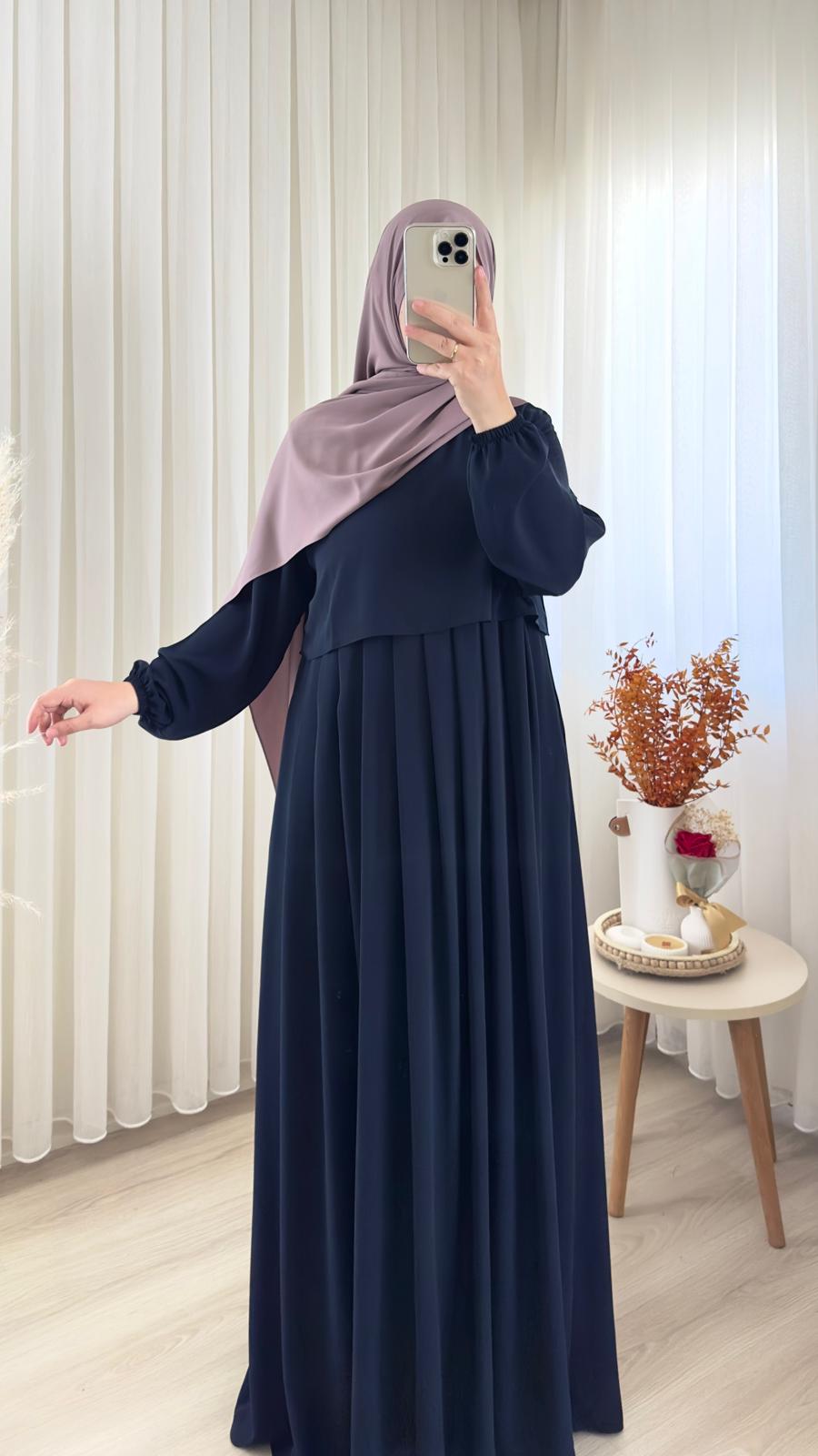 Farah Elbise Ferace - LACİVERT
