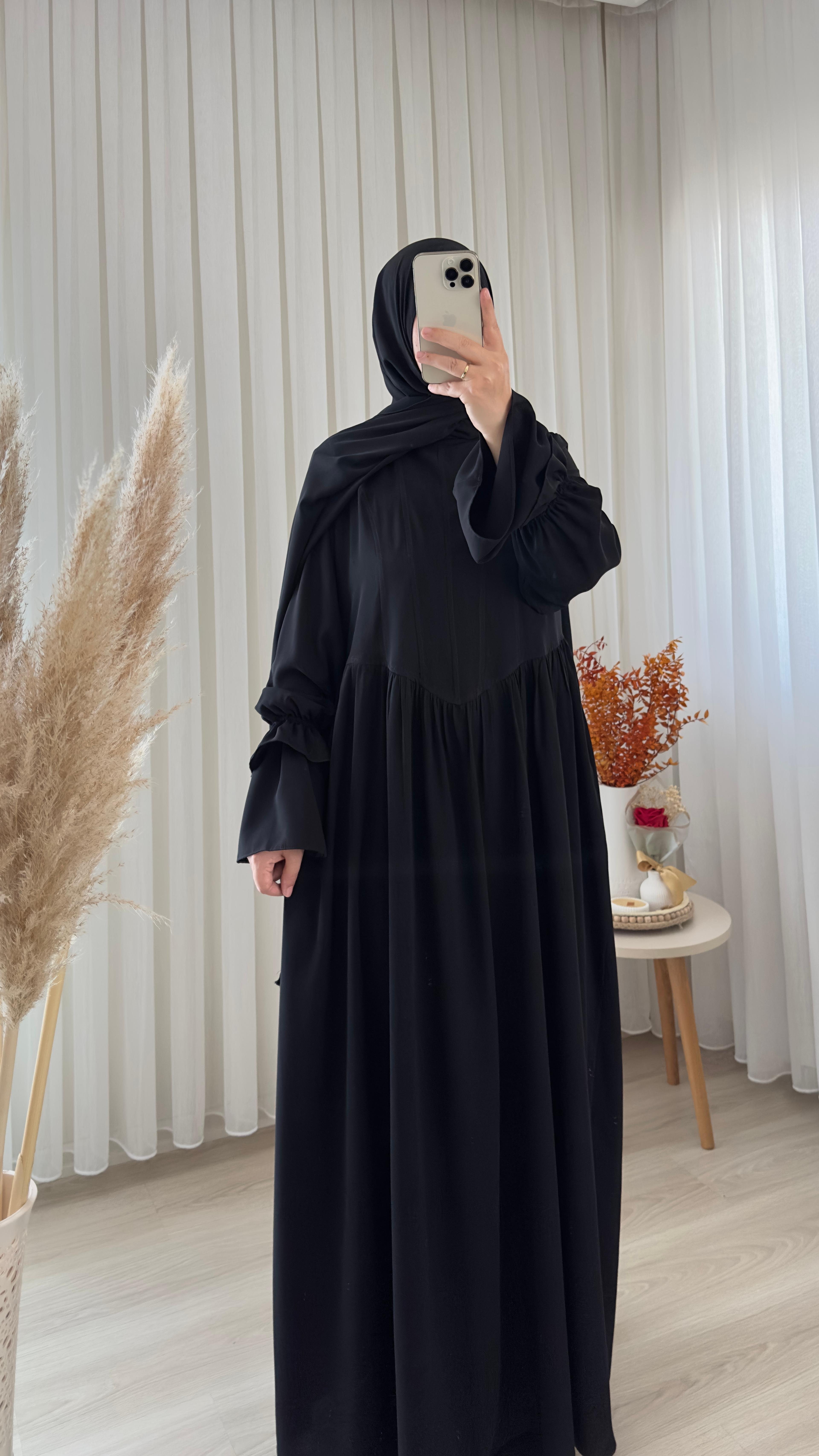 Zühre Elbise Ferace - SİYAH