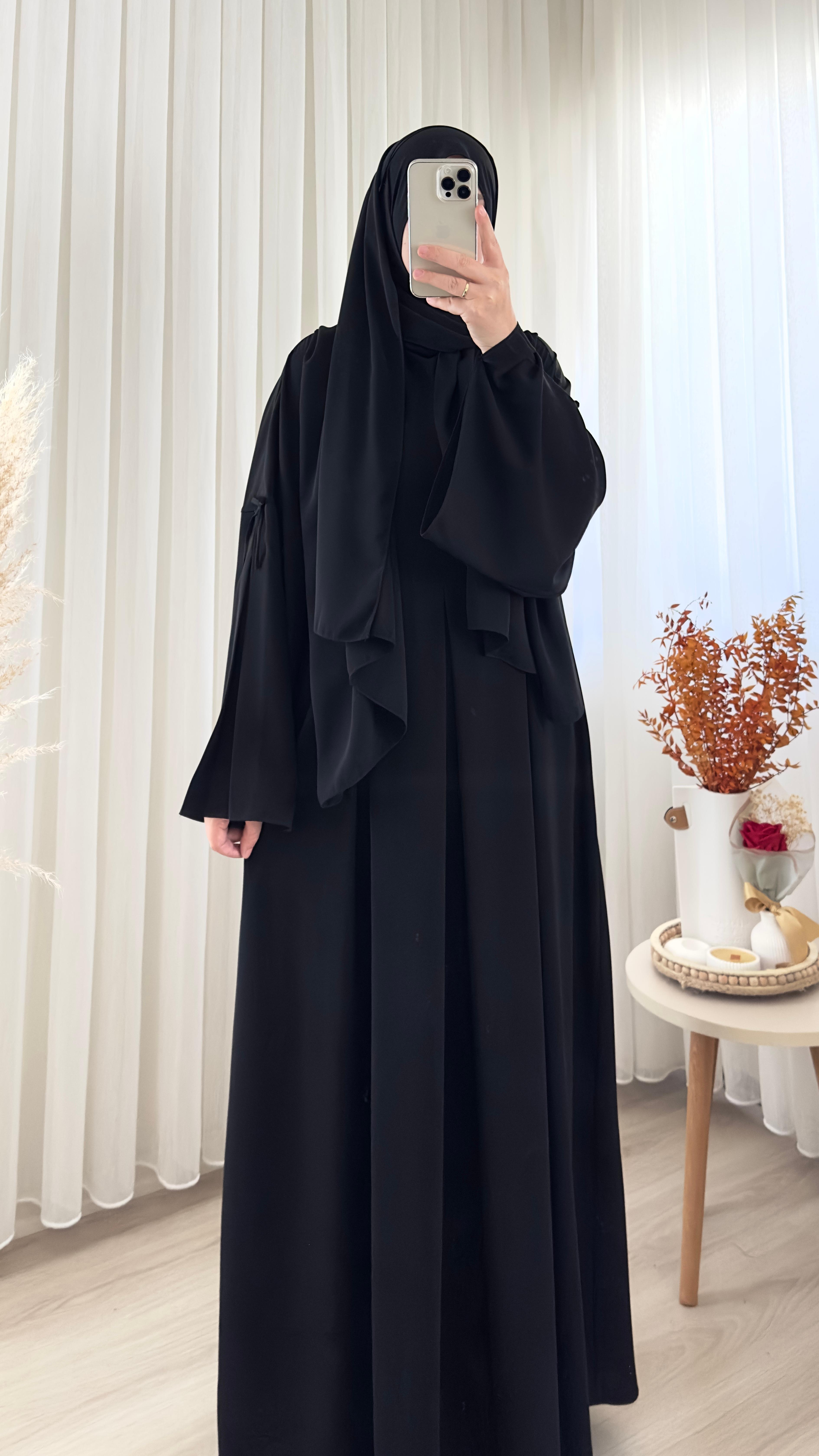 Meyra Elbise Ferace - SİYAH