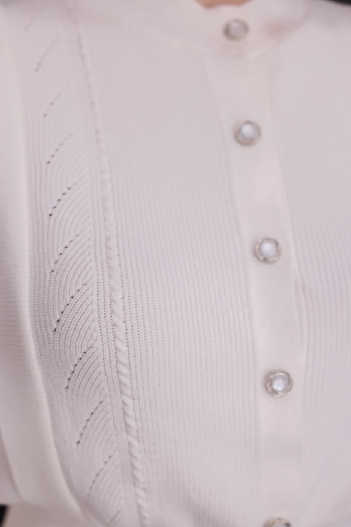 Vintage Beyaz Hırka| Kazak