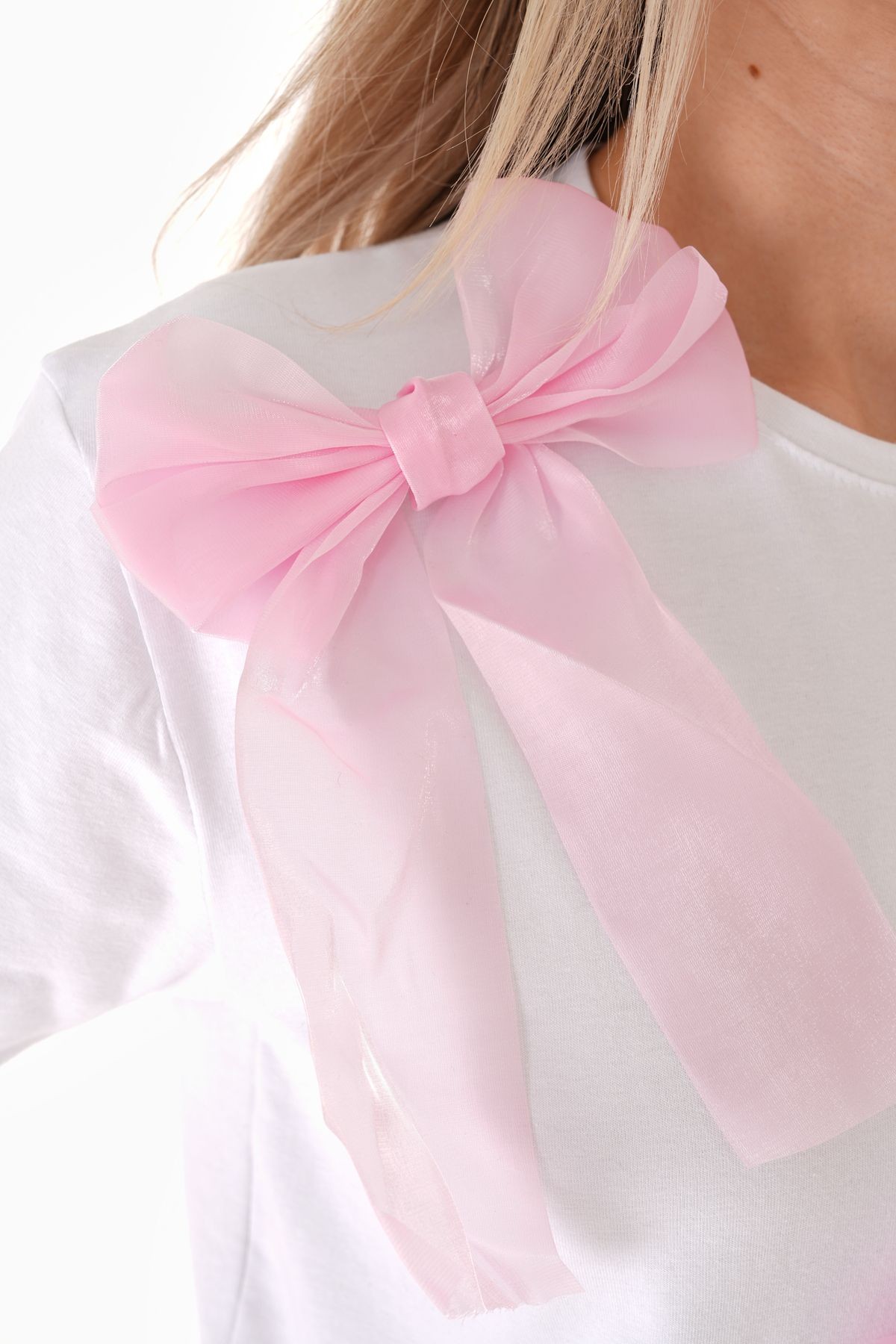 Pembe Fiyonk T-Shirt