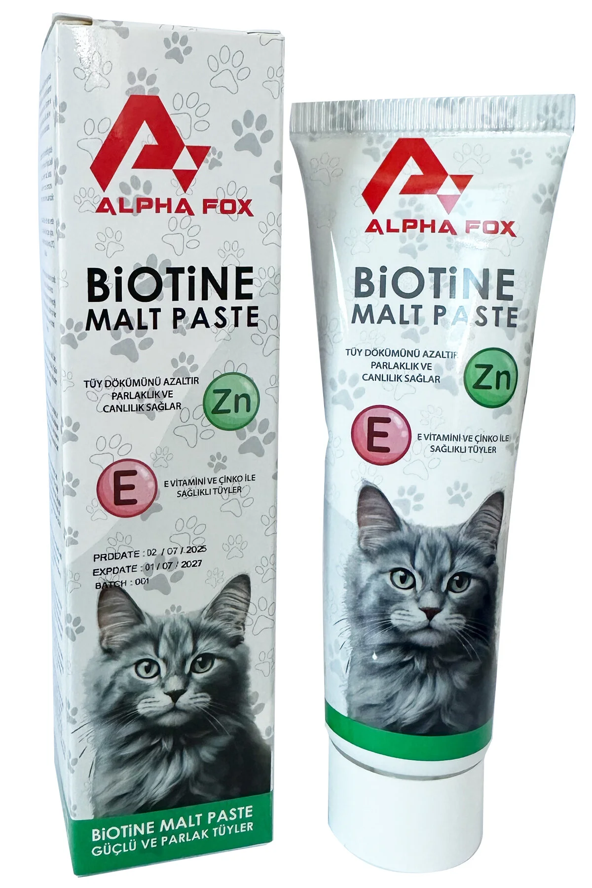CaDoPet Biotin Malt Paste 100ml Kedi Tüy Dökümüne Karşı
