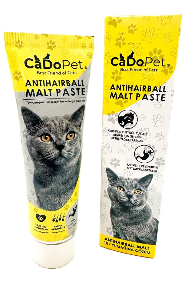 CaDoPet AntiHairball Malt Paste Tüy Yumağı Önleyici 100ml