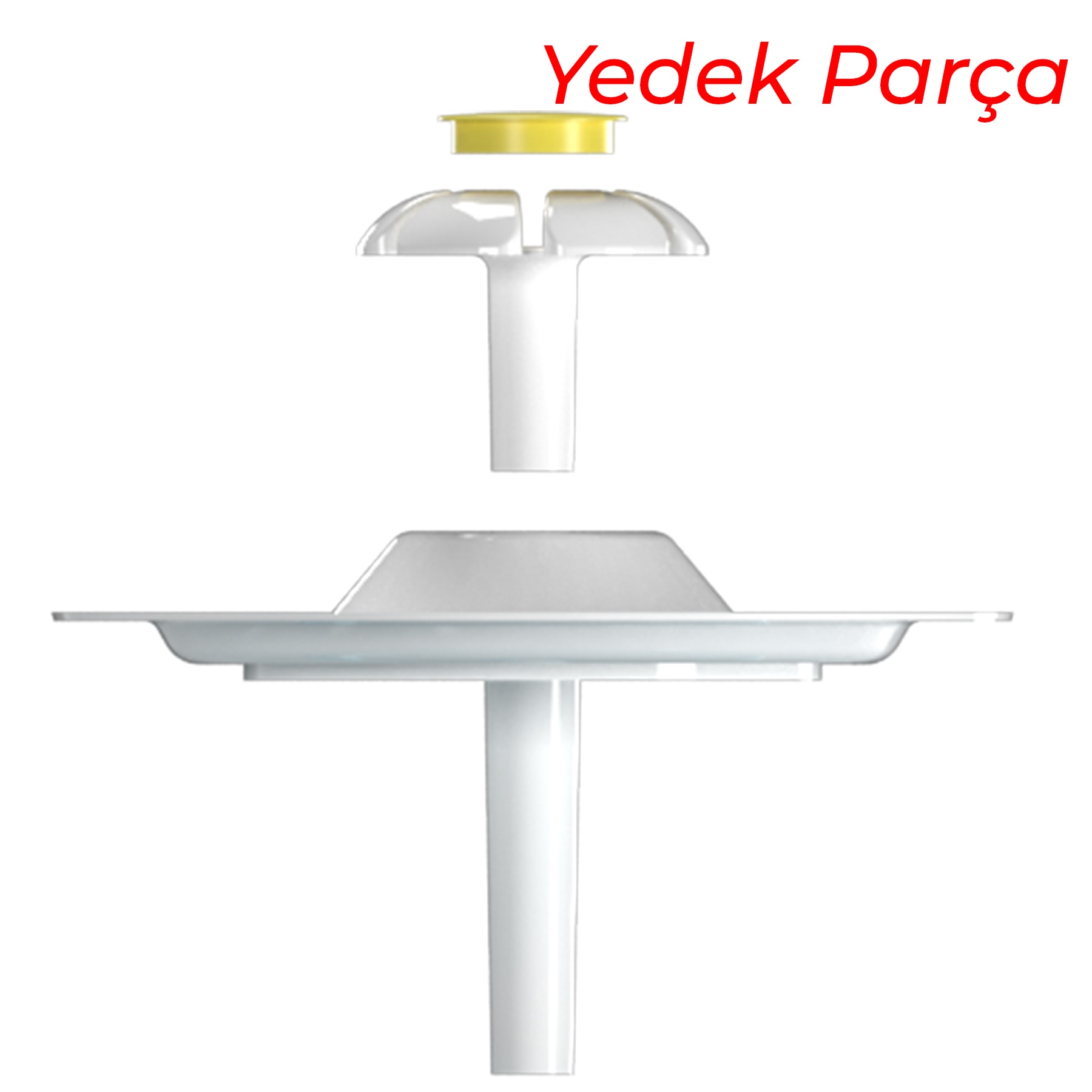 CaDoPet Kedi Su Pınarı 2.5L Orta Tabla Papatya Yedek Parça
