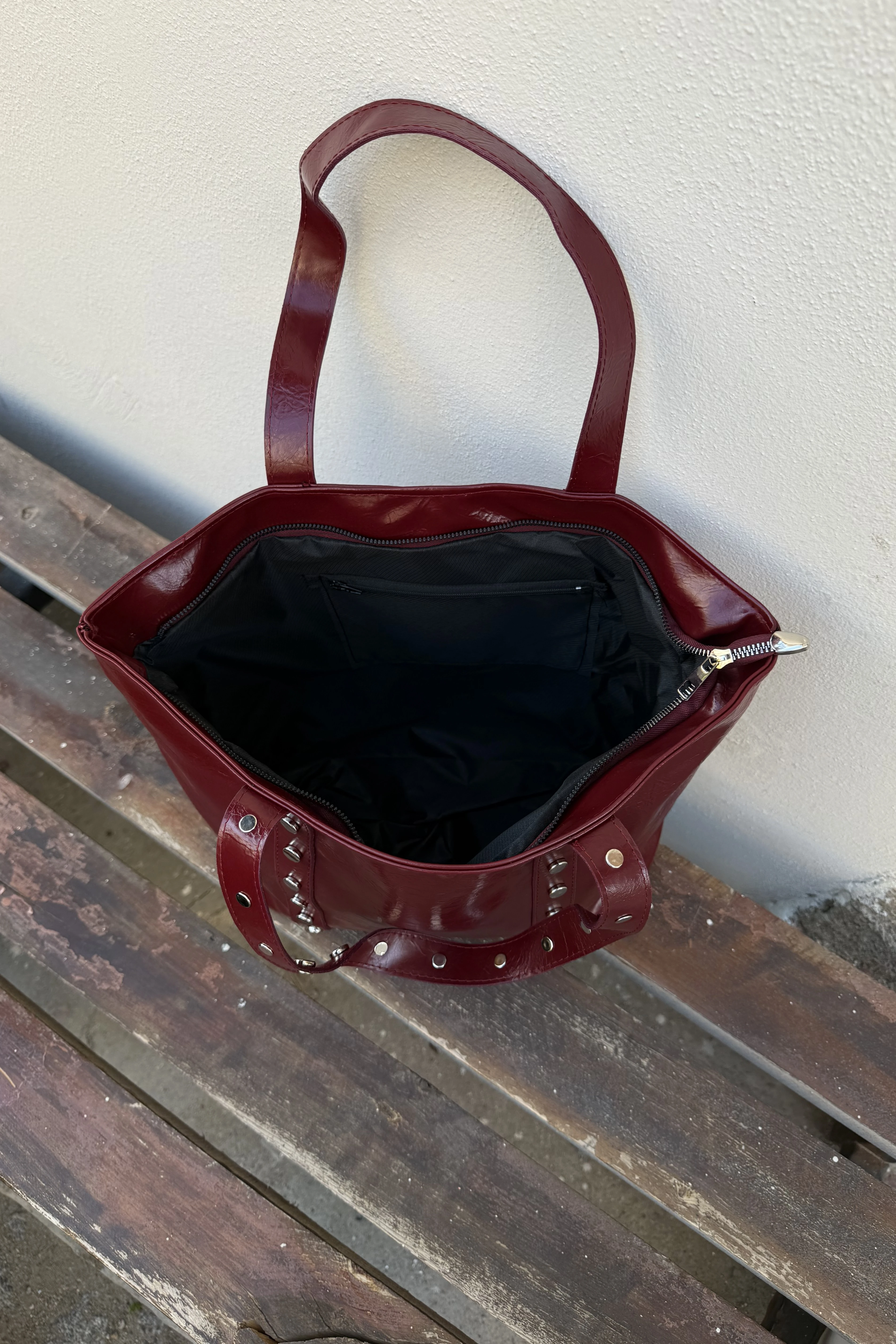 Zımbalı Salaş Kadın Shopper Omuz Çantası Yvette ST0044