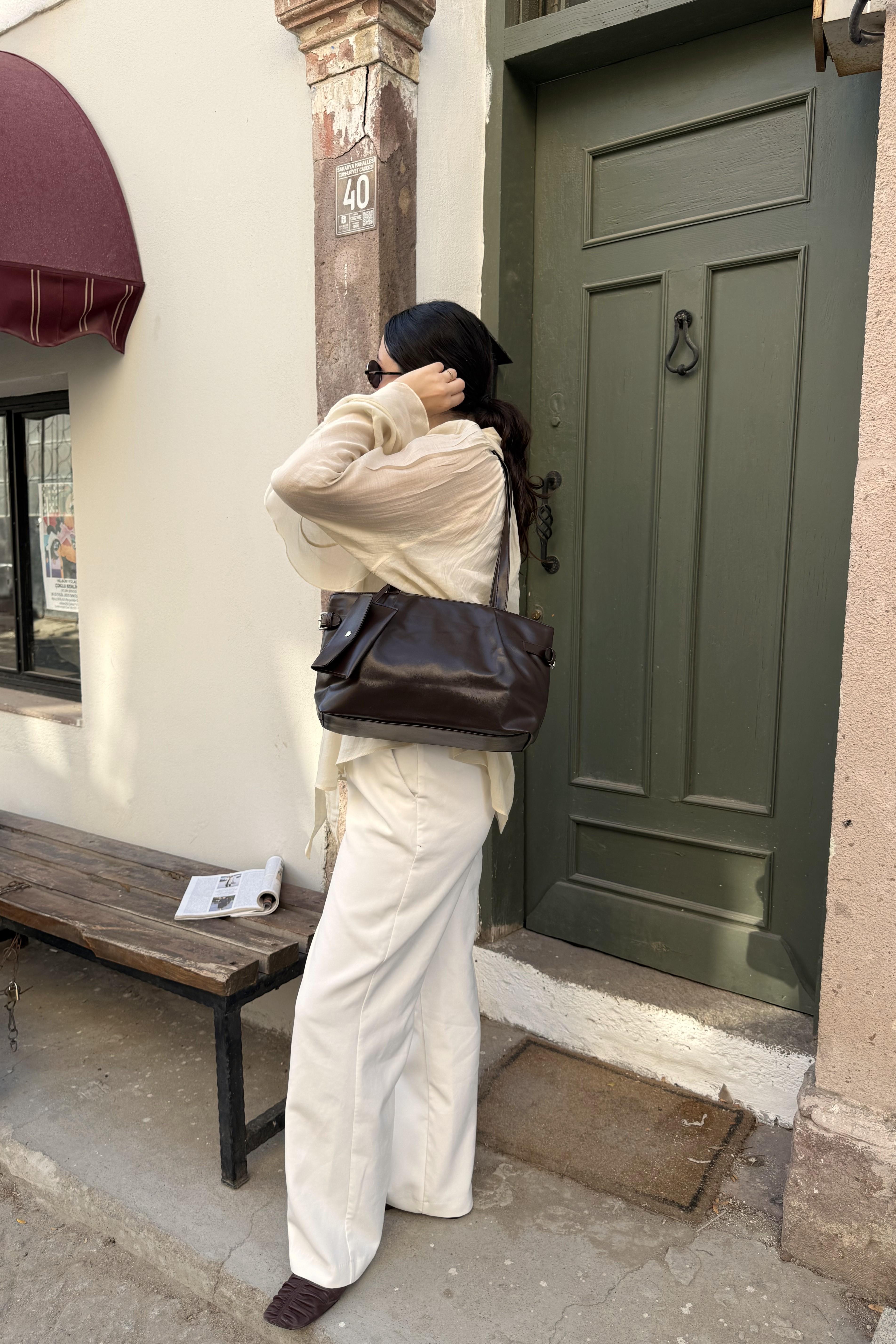 Charmlı Vintage Kadın Kol Çanta Eslong ST0026