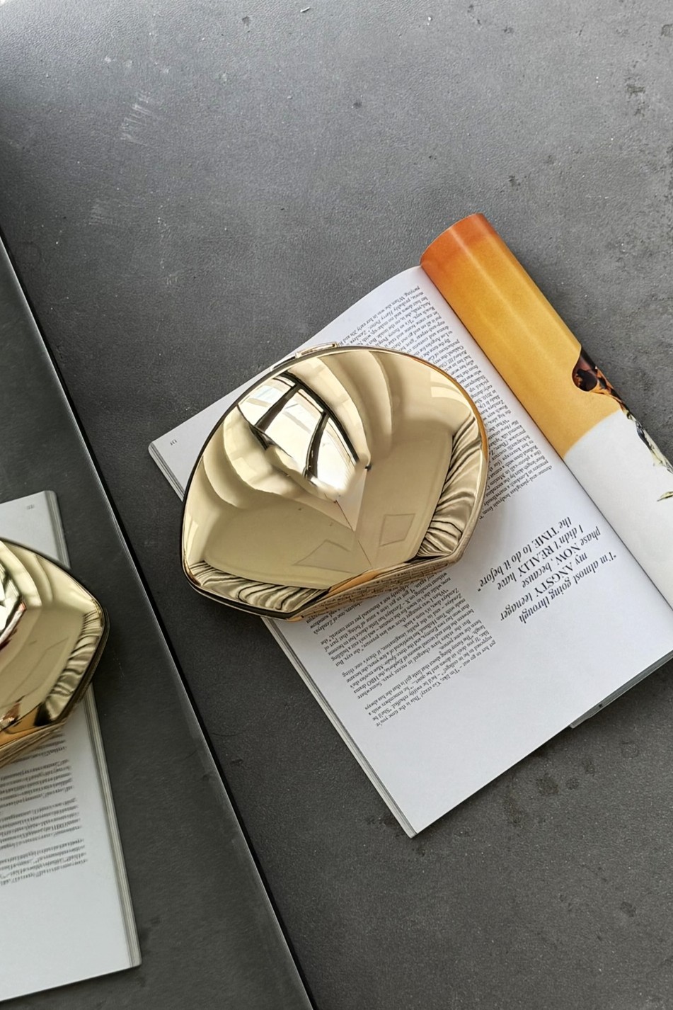 Damla Aynalı Model Kadın Abiye Çanta Hannah Gold
